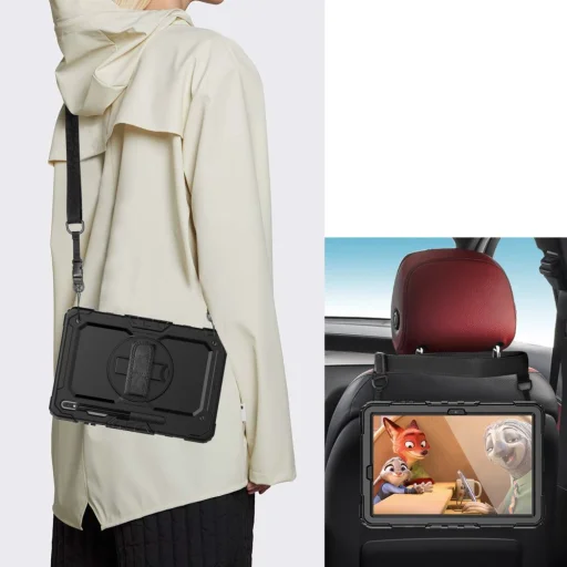 Samsung Galaxy S7+ Plus/S8+ Plus/S7 FE 12.4 Tech-Protect Solid360 tok fekete - 5