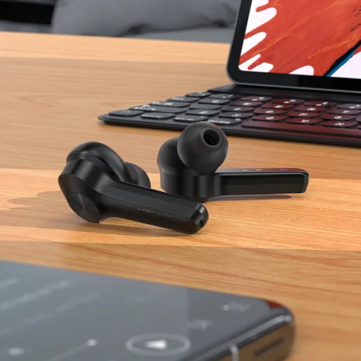Acefast T4 gamer vezeték nélküli fülhallgató TWS Bluetooth 5.0 vízálló IPX5 fekete - 8