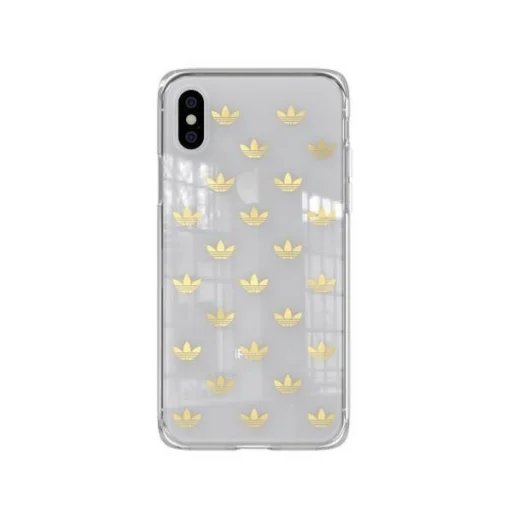 iPhone X/XS Adidas Originals Entry áttetsző TPU tok arany - 5
