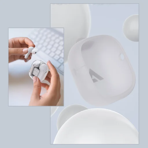 Acefast T6 Bluetooth vezeték nélküli fülhallgató vízálló TWS szürke - 7