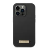 iPhone 14 Pro Guess Silicone Metal Logo MagSafe kompatibilis tok fekete (GUHMP14LSBPLK) thumbnail