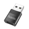 HOCO UA17 USB-A/USB-C OTG Adapter fekete thumbnail