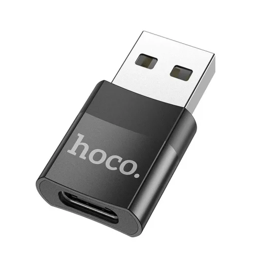 HOCO UA17 USB-A/USB-C OTG Adapter fekete - 2
