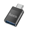 HOCO UA17 USB-C/USB-A OTG Adapter fekete thumbnail