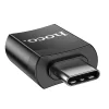 HOCO UA17 USB-C/USB-A OTG Adapter fekete