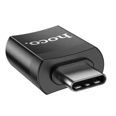 HOCO UA17 USB-C/USB-A OTG Adapter fekete