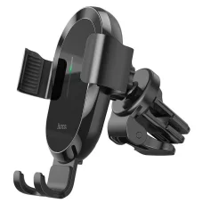 HOCO CA105 mágneses autós telefontartó vezeték nélküli töltéssel fekete