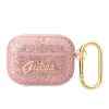 AirPods Pro Guess GUAPHGGSHP Glitter Flakes Metal Logo tok rózsaszín thumbnail