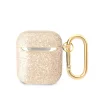 AirPods 1/2 Guess GUA2HGGSHD Glitter Flakes Metal Logo tok arany thumbnail