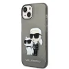 iPhone 14 Plus Karl Lagerfeld IML Glitter Karl és Choupette NFT tok fekete (KLHCP14MHNKCTGK) thumbnail