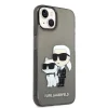 iPhone 14 Plus Karl Lagerfeld IML Glitter Karl és Choupette NFT tok fekete (KLHCP14MHNKCTGK) thumbnail