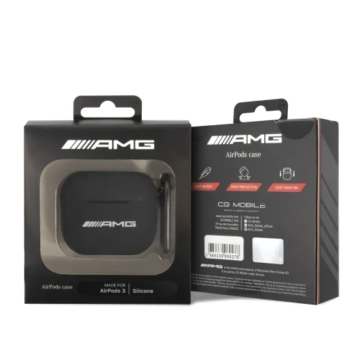  Airpods 3 AMG Liquid Silicone tok fekete - 3