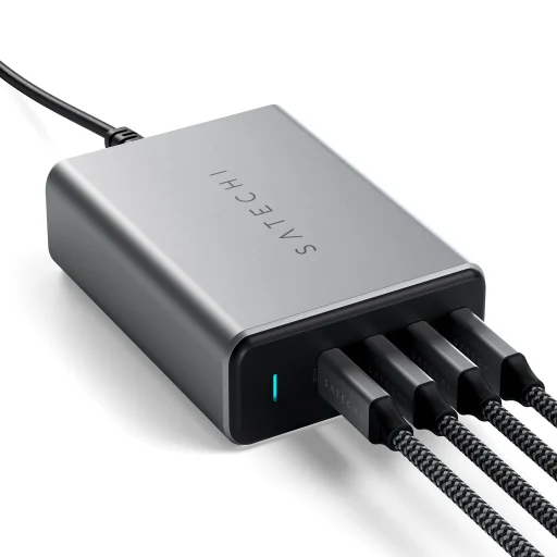 Satechi 165W 4x USB Type-C PD GaN hálózati töltő adapter (ST-UC165GM-EU) - 4