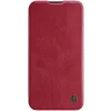 iPhone 14 Pro Nillkin Qin Pro bőr fliptok piros thumbnail