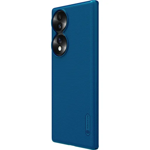 Honor 70 Nillkin Super Frosted tok + kihajtható támaszték kék - 2