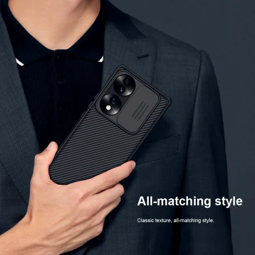 Honor 70 Nillkin CamShield Pro tok fekete - 5