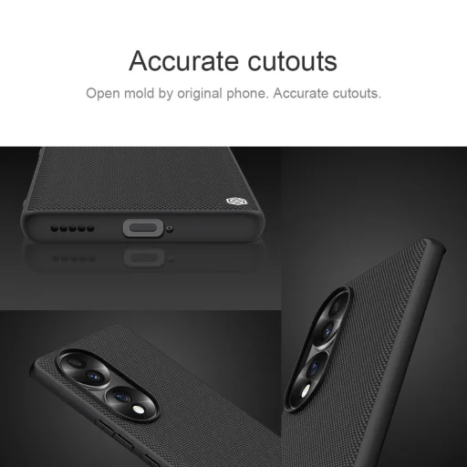 Honor 70 Nillkin Textured tok fekete - 8