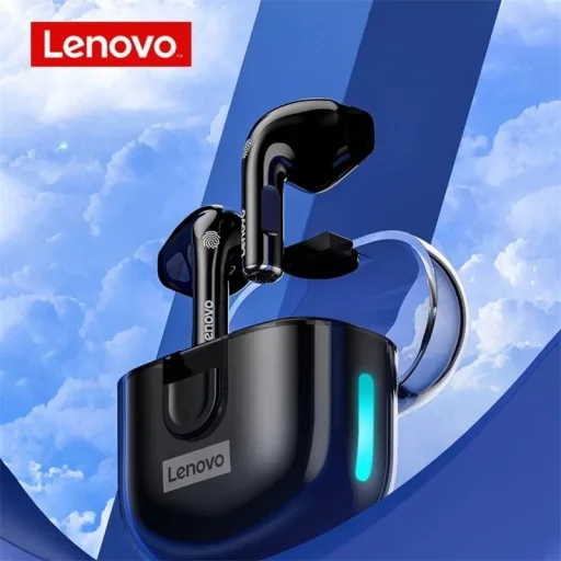 Lenovo LP12 vezeték nélküli Bluetooth fülhallgató fekete - 4