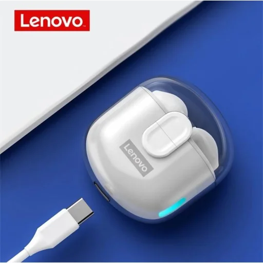 Lenovo LP12 vezeték nélküli Bluetooth fülhallgató fehér - 3