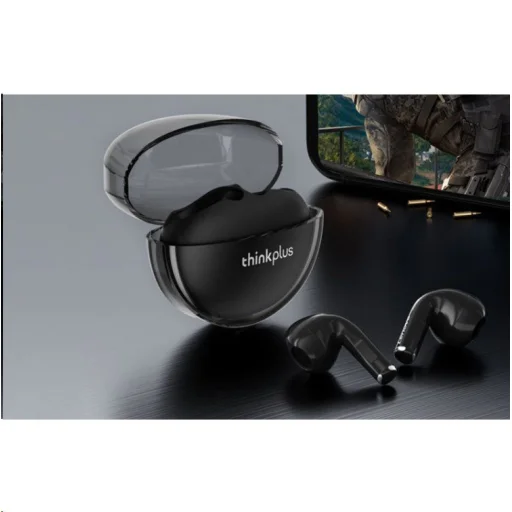 Lenovo LP80 Pro LED vezeték nélküli Bluetooth fülhallgató fekete - 5