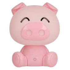 Éjszakai lámpa MD86117 malac rózsaszín