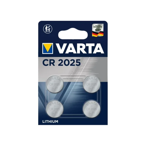 Varta CR 2025 gombelem 4db - 1