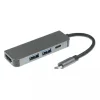 BYL-2011 4 az 1-ben USB Type C HUB (1x USB Type-C, 2x USB 3.0, 1x HDMI) thumbnail