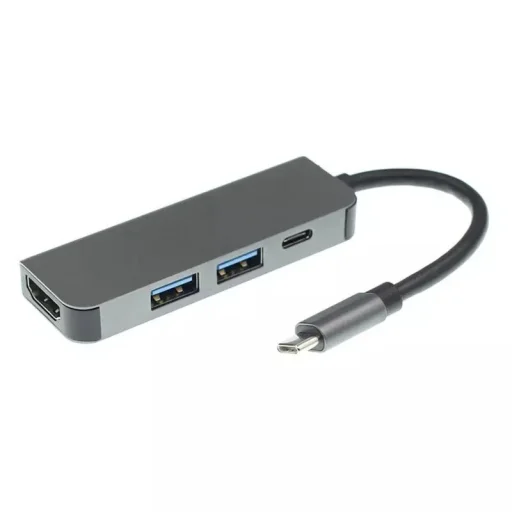 BYL-2011 4 az 1-ben USB Type C HUB (1x USB Type-C, 2x USB 3.0, 1x HDMI) - 2