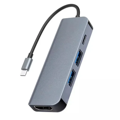 BYL-2011 4 az 1-ben USB Type C HUB (1x USB Type-C, 2x USB 3.0, 1x HDMI) - 1