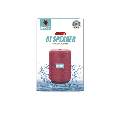 BWOO bluetooth hangszóró BS-50 piros - 2