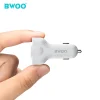 BWOO autós töltő CC58 PD 18W 1x USB-C 1x USB 2.4A fehér thumbnail