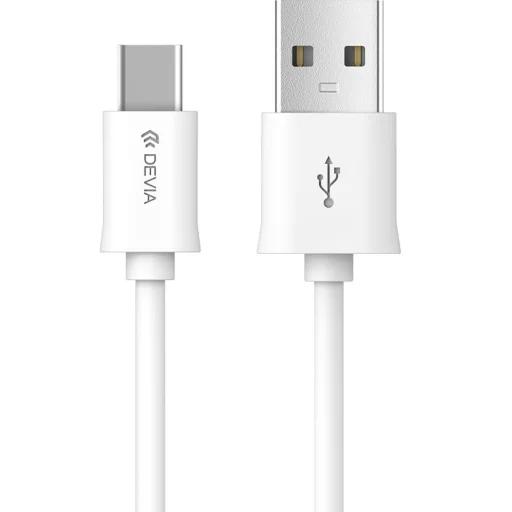 Devia Smart USB - USB-C kábel 1,0 m 2,1A fehér - 1