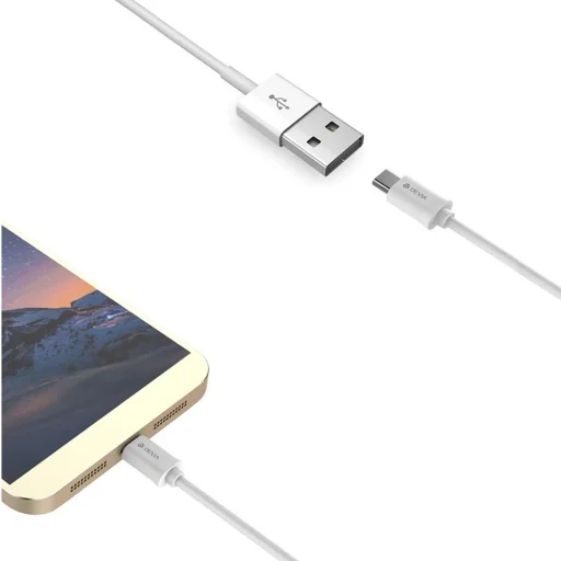 Devia Smart USB - USB-C kábel 1,0 m 2,1A fehér - 4
