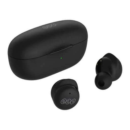 QCY Buds T17 Signle Point Vezeték nélküli Bluetooth 5.1 TWS fülhallgató szürke - 2