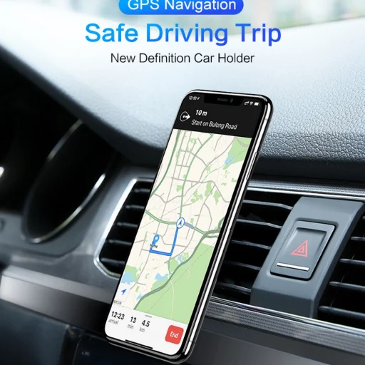 Maxlife MXCH-13 mágneses autós telefontartó szellőzőrácshoz ezüst - 4