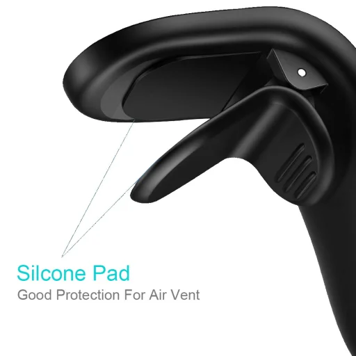 Maxlife MXCH-13 mágneses autós telefontartó szellőzőrácshoz ezüst - 5