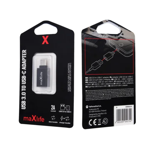 Maxlife USB 3.0 – USB-C adapter - 3