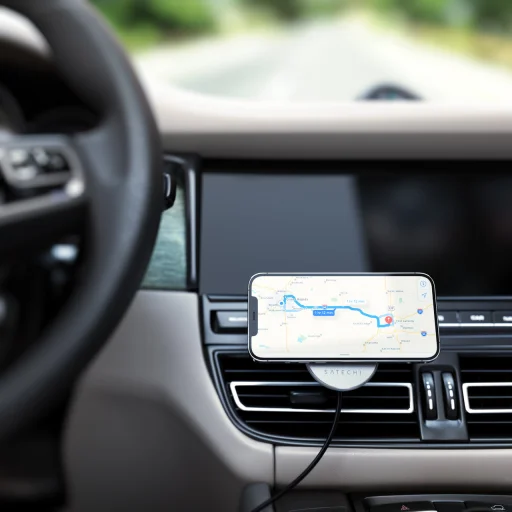 Satechi Magsafe mágneses vezeték nélküli autós töltő szellőzőrácshoz (ST-MCMWCM) - 4