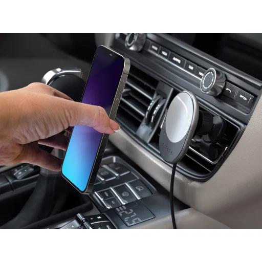 Satechi Magsafe mágneses vezeték nélküli autós töltő szellőzőrácshoz (ST-MCMWCM) - 5