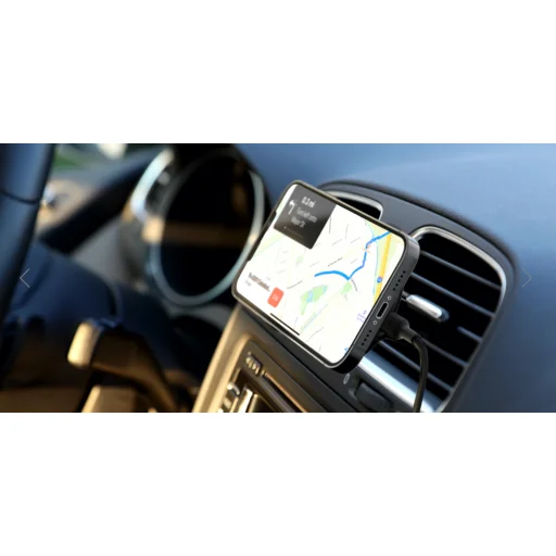 Belkin BoostCharge mágneses vezeték nélküli autós töltő 10W szellőzőrácshoz (WIC004btBK-NC) MagSafe - 5