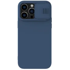 iPhone 14 Pro Max Nillkin CamShield Silky Magsafe kompatibilis szilikon tok kék
