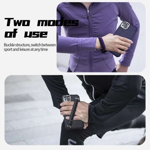 iPhone 14 Plus Nillkin Strap tok fekete - 5