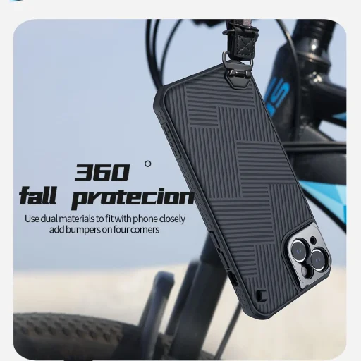 iPhone 14 Plus Nillkin Strap tok fekete - 9