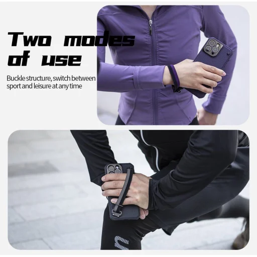 iPhone 14 Pro Max Nillkin Strap tok fekete - 8