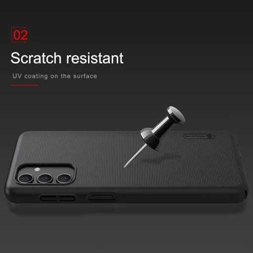 Samsung Galaxy A04S Nillkin Super Frosted tok + kihajtható támaszték világos piros - 6