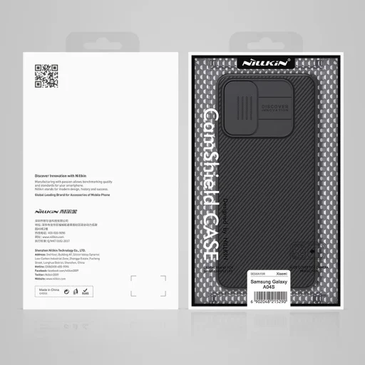 Samsung Galaxy A04S Nillkin CamShield tok fekete - 7
