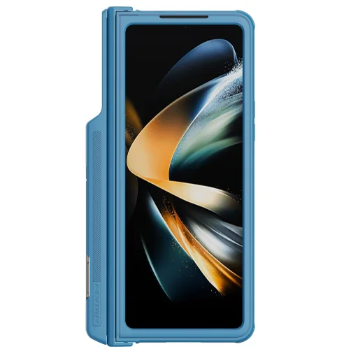 Samsung Galaxy Z Fold 4 5G Nillkin CamShield PRO Slot+Stand tok kék (S Pent nem tartalmaz) - 4