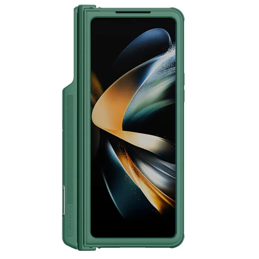 Samsung Galaxy Z Fold 4 5G Nillkin CamShield PRO Slot+Stand tok sötétzöld (S Pent nem tartalmaz) - 10