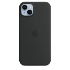 iPhone 14 Plus szilikontok éjfekete (MPT33ZM/A) Apple gyári MagSafe-rögzítésű