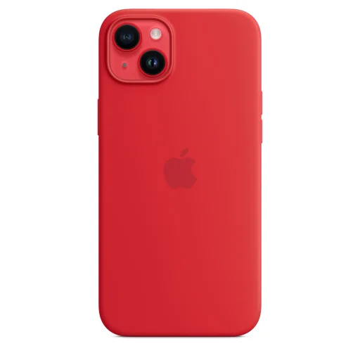 iPhone 14 Plus szilikontok (PRODUCT)RED (MPT63ZM/A) Apple gyári MagSafe-rögzítésű - 2